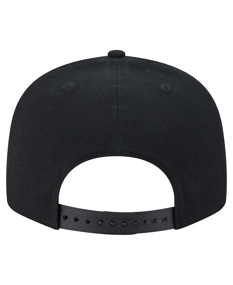 New Era Men's Black Austin Fc Canvas Camp 9FIFTY Snapback Hat