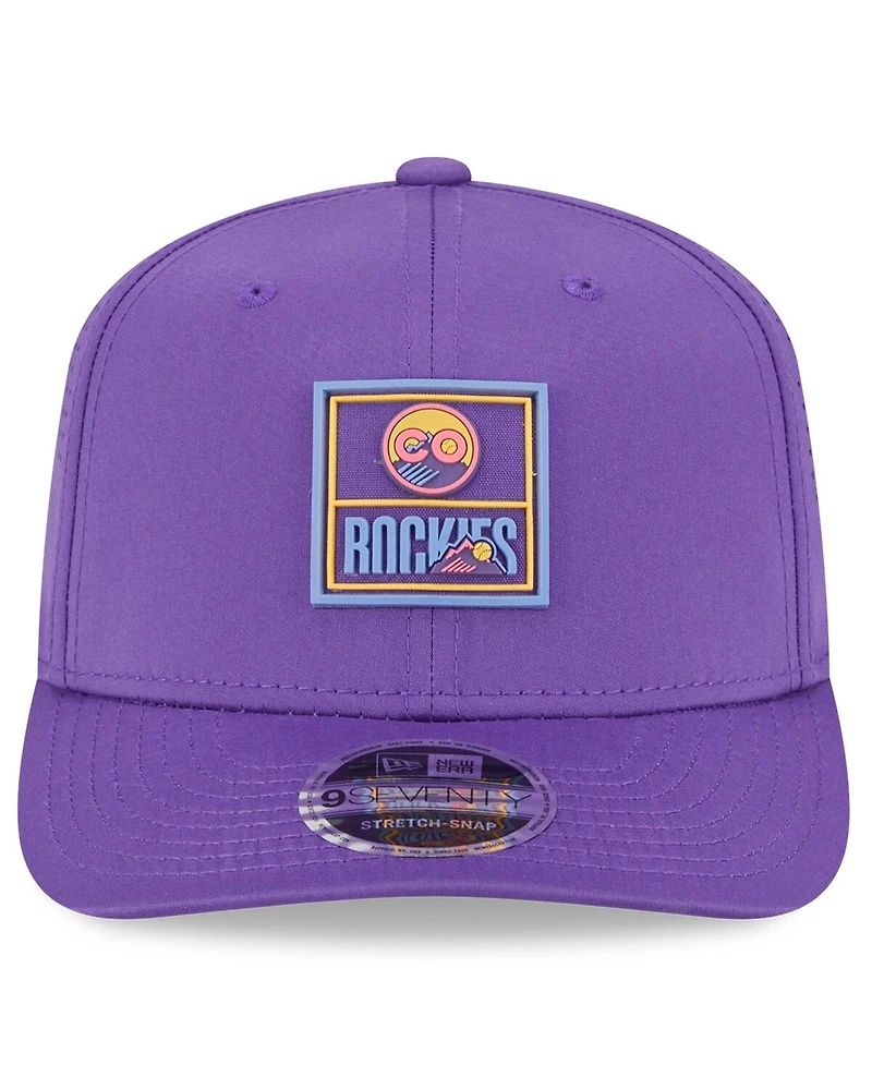 New Era Men's Purple Colorado Rockies 2025 City Connect Fan Pack 9SEVENTY Adjustable Hat