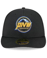 New Era Men's Black Seattle Mariners City Connect Batting Practice Low Profile 59FIFTY Fitted Hat