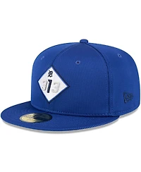 New Era Men's Blue Detroit Tigers City Connect Batting Practice 59FIFTY Fitted Hat
