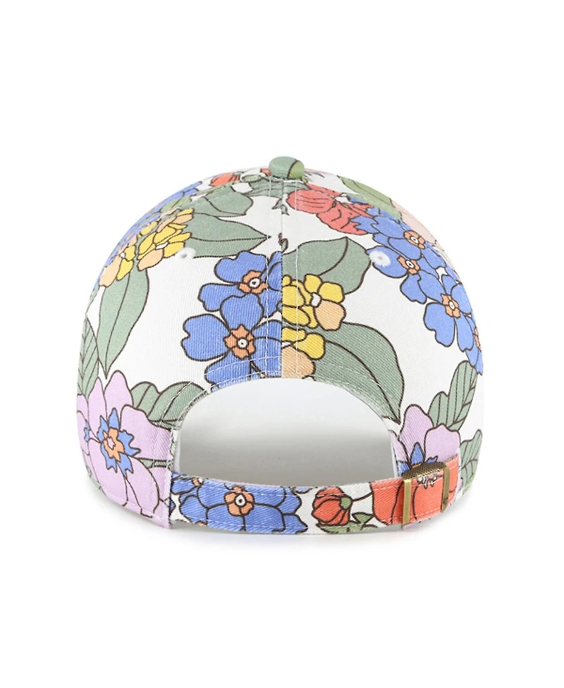 '47 Brand Women's White Cleveland Browns Florentina Clean Up Adjustable Hat