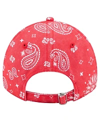 New Era Women's Red Houston Texans Paisley 9TWENTY Adjustable Hat