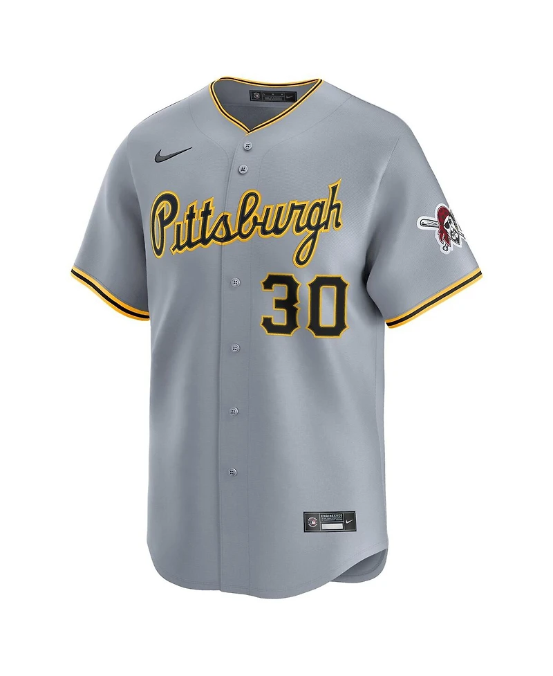 Nike Men's Paul Skenes Gray Pittsburgh Pirates Road Limited Player Jersey