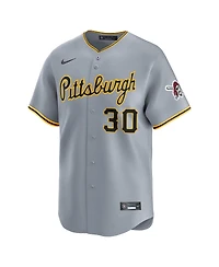 Nike Men's Paul Skenes Gray Pittsburgh Pirates Road Limited Player Jersey