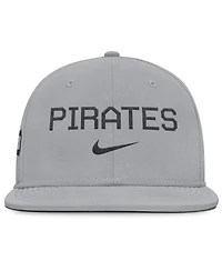 Nike Men's Gray Pittsburgh Pirates True Performance Fitted Hat