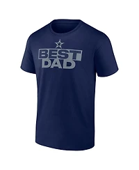 Fanatics Men's Navy Dallas Cowboys Best Dad T-Shirt
