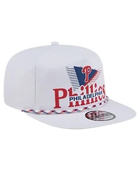 New Era Men's White Philadelphia Phillies Collide Golfer Snapback Hat