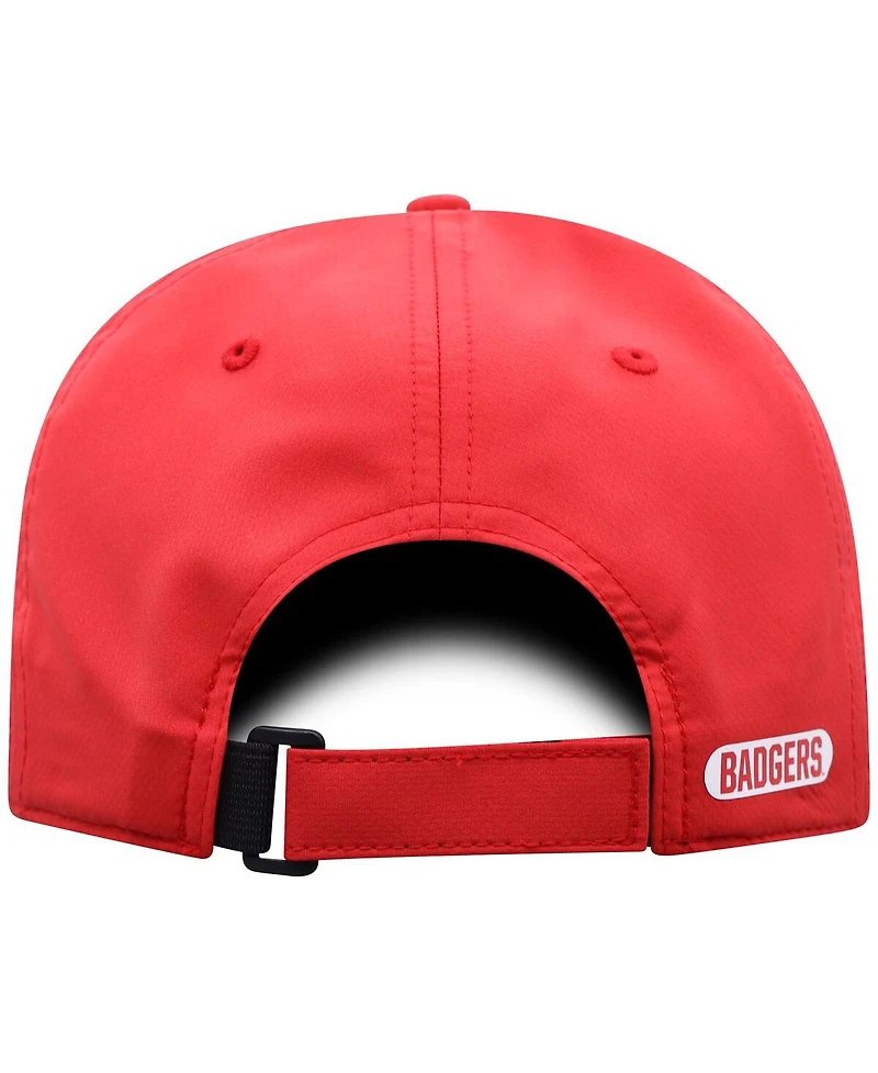 Top of the World Men's Red Wisconsin Badgers Victory Trainer Adjustable Hat