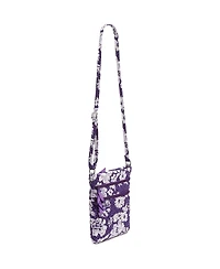 Vera Bradley Tcu Horned Frogs Rain Garden Triple-Zip Hipster Crossbody Bag