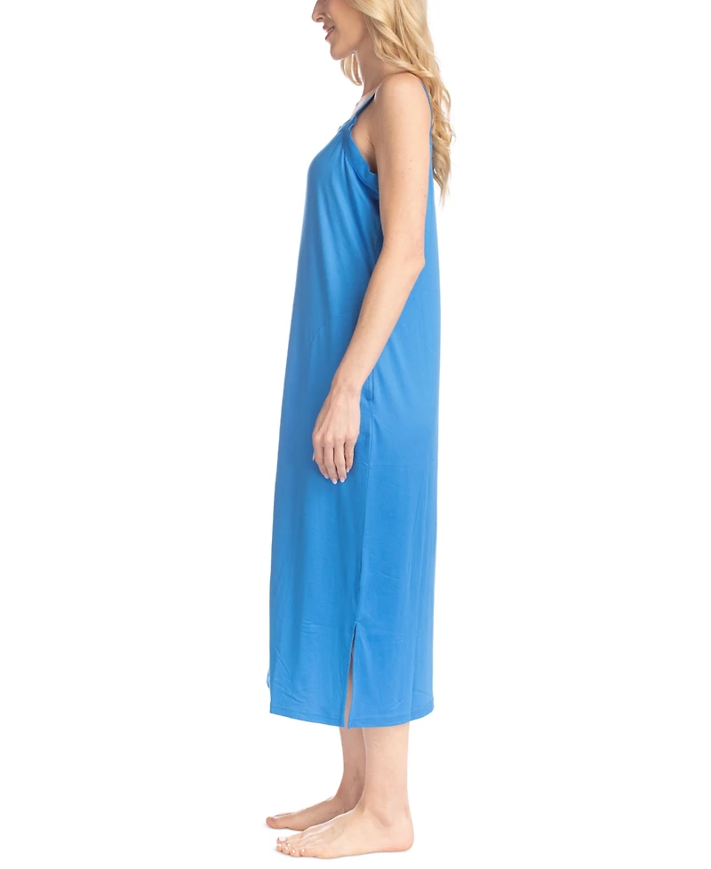Muk Luks Women's Square-Neck Slip Nightgown