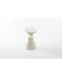 Streamdale Modern Fiberglass End Table, Minimalist Living Room Decor