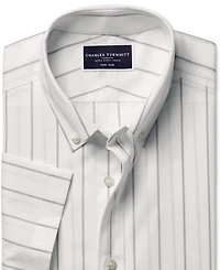 Charles Tyrwhitt Men's Stripe Poplin Shirt