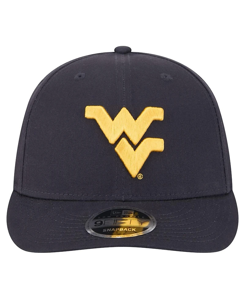 New Era Men's Navy West Virginia Mountaineers Low Profile 9FIFTY Snapback Hat