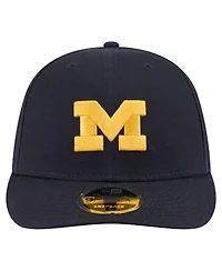 New Era Men's Navy Michigan Wolverines Low Profile 9FIFTY Snapback Hat
