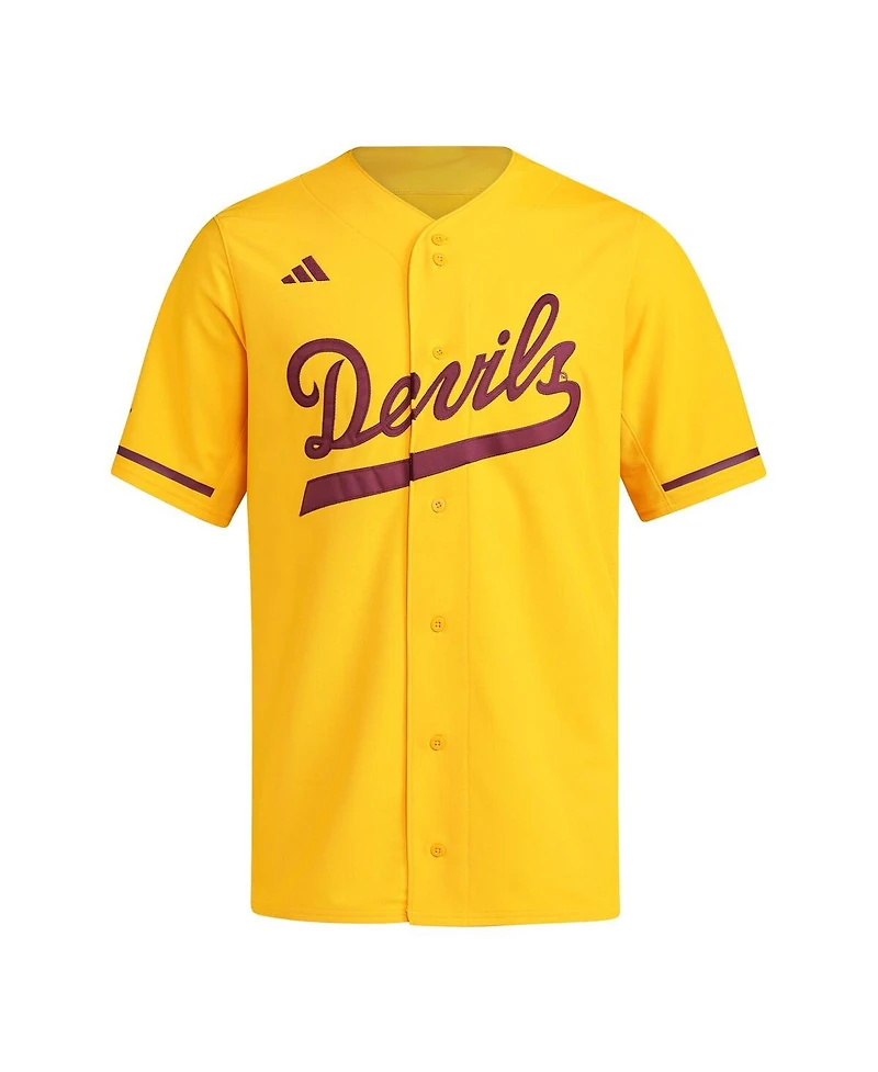 Adidas Men's Gold Arizona State Sun Devils Replica Baseball Jersey