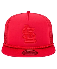 New Era Men's Red St. Louis Cardinals Tone Foam Mesh Back Golfer Snapback Hat