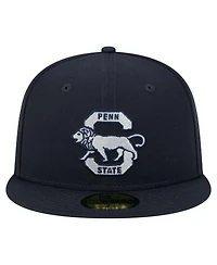 New Era Men's Navy Penn State Nittany Lions Vault 59FIFTY Fitted Hat