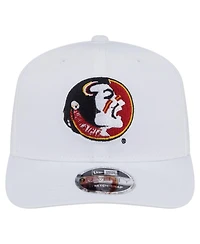 New Era Men's White Florida State Seminoles Perform Vault 9SEVENTY Stretch-Snap Hat