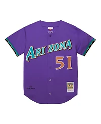 Mitchell & Ness Men's Randy Johnson Purple Arizona Diamondbacks 2000 Throwback Authentic Jersey