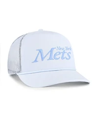 '47 Brand Men's Light Blue New York Mets Foundation Script Hitch Adjustable Trucker Hat