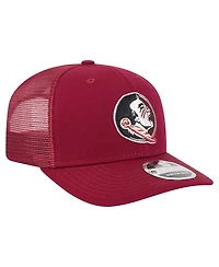 New Era Men's Garnet Florida State Seminoles Primary 9SEVENTY Trucker Stretch-Snap Hat