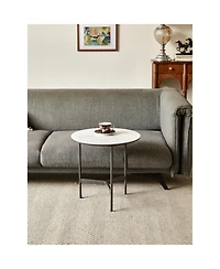 Streamdale Metal Accent End Table, Black, Small