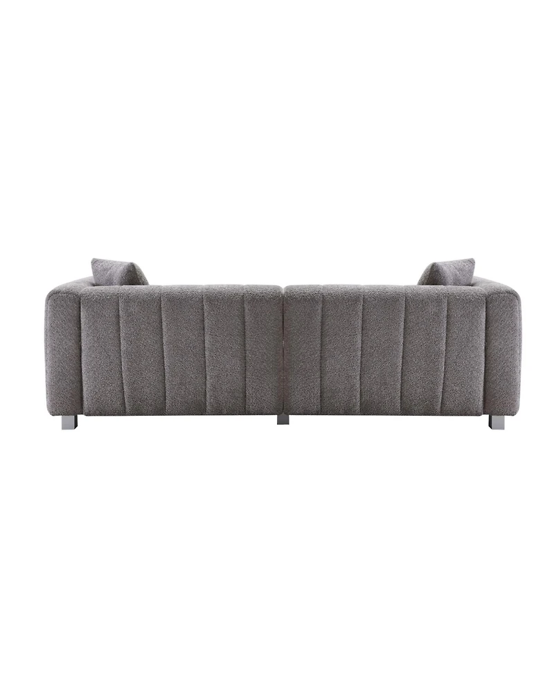 Streamdale Premium Velvet Sofa 3-Seater Loveseat with Metal Legs