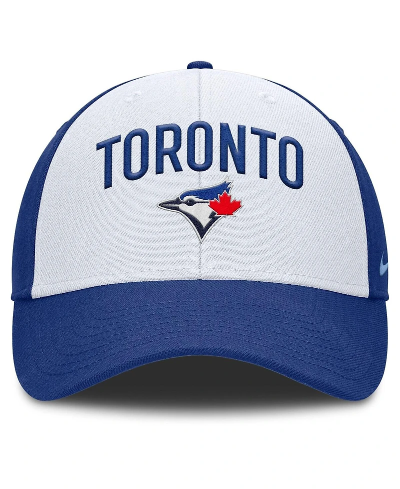 Nike Men's White/Royal Toronto Blue Jays Club Performance Adjustable Hat