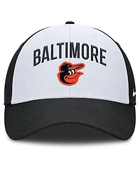 Nike Men's White/Black Baltimore Orioles Club Performance Adjustable Hat