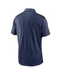 Nike Men's White/Navy Cleveland Guardians Vapor Striped Performance Polo Shirt