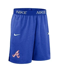 Nike Men's Royal Atlanta Braves Authentic Collection City Connect Performance Knit Shorts
