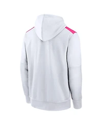 Nike Men's White San Diego Padres Authentic Collection City Connect Therma Pullover Hoodie