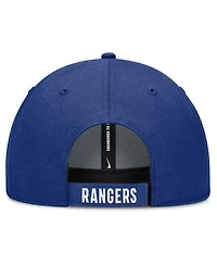 Nike Men's White/Royal Texas Rangers Club Performance Adjustable Hat