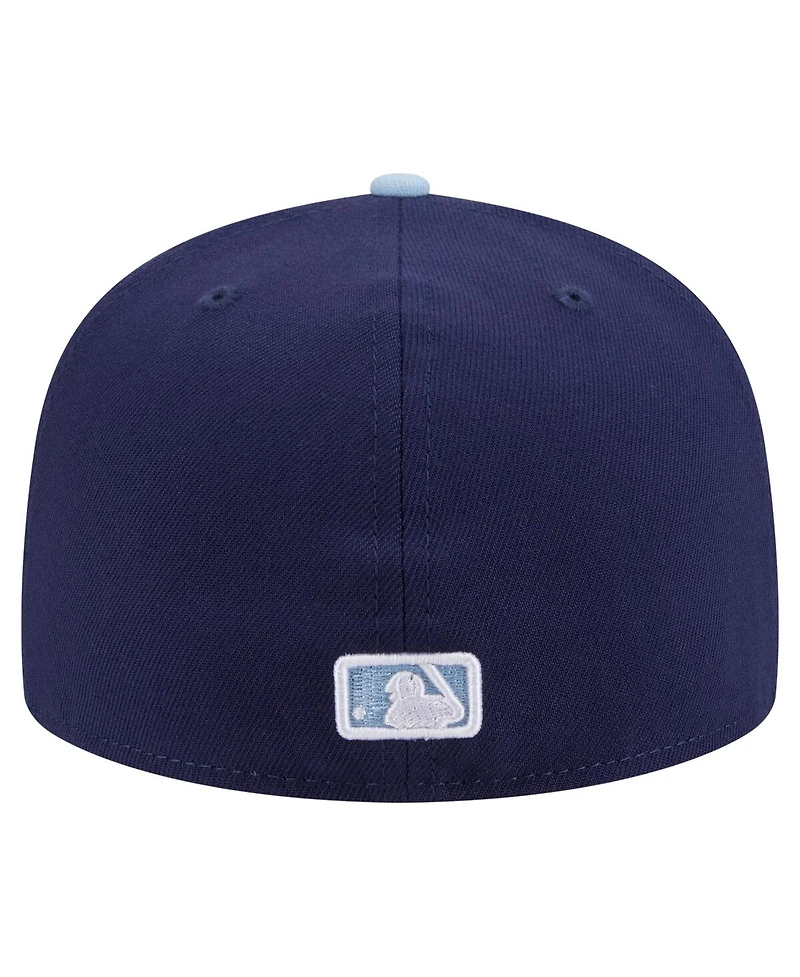 New Era Men's Navy/Light Blue Cincinnati Reds Color Pack 2-Tone 59FIFTY Fitted Hat