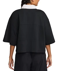 Nike Sportswear Women's Short-Sleeve Oversized Polo Top