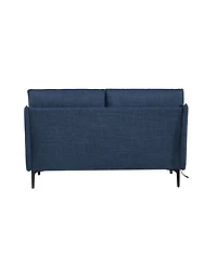 Streamdale 2 Seater Sofa For Primary Living Space, Bed Room, Office, 2 Pillows,Metel Legs