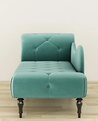 Gold Sparrow 32" Polyester Napa Diamond Tufted Chaise Lounge, Created for Macy's