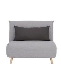 Gold Sparrow 40" Polyester Mia Convertible Chair Bed, Created for Macy's