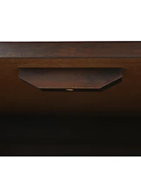 Streamdale Retro Sideboard with Adjustable Shelves and Long Handles (Espresso)