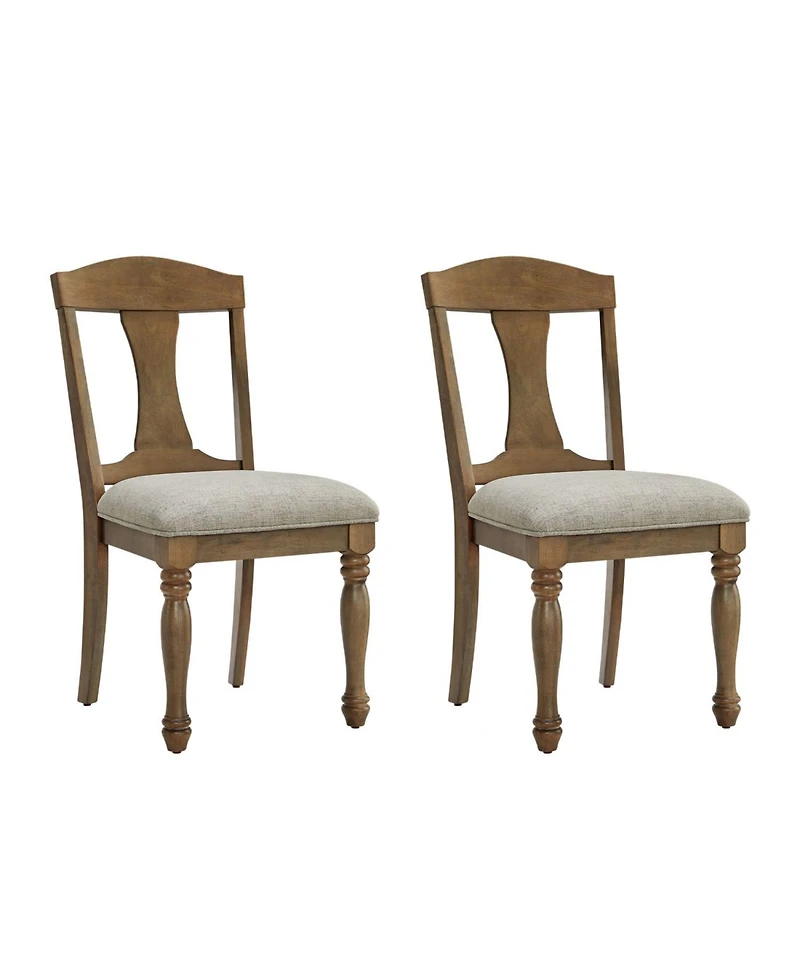 Streamdale Mid-Century Modern Upholstered Dining Chairs (Set of 2) for Kitchen, Living Room