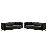 Streamdale Stylish Modern Pull Buckle Design Sofa