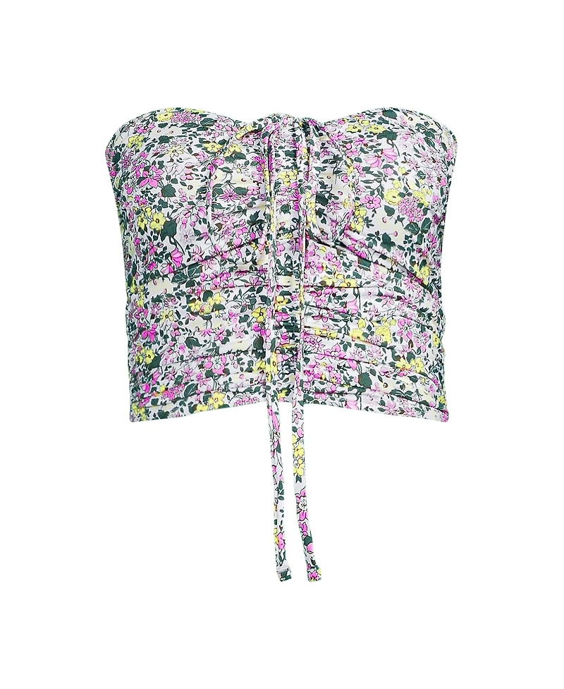 Lands' End Women's Ruched Halter Midkini Top