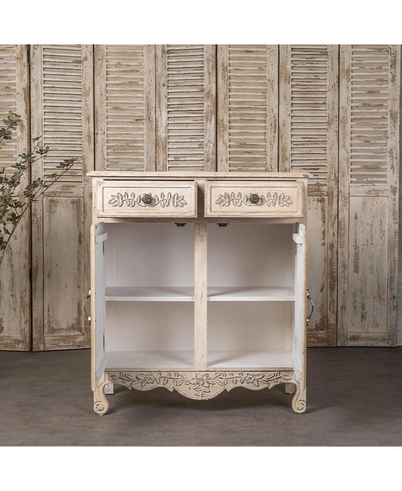 Streamdale Carved Wooden Cabinet, Vintage Home Decor, Wedding Gift