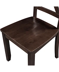 Streamdale 3-Piece Wood Drop Leaf Breakfast Nook Dining Chairs