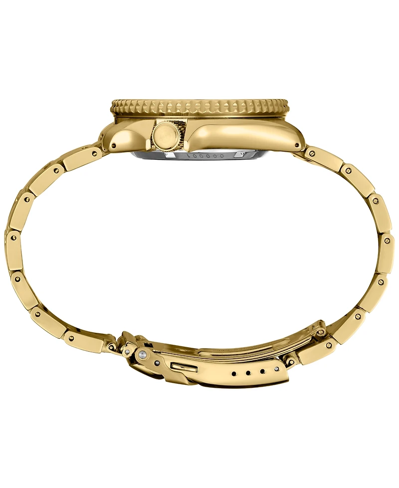 Seiko Men's Automatic 5 Sports Gold-Tone Stainless Steel Bracelet Watch 43mm