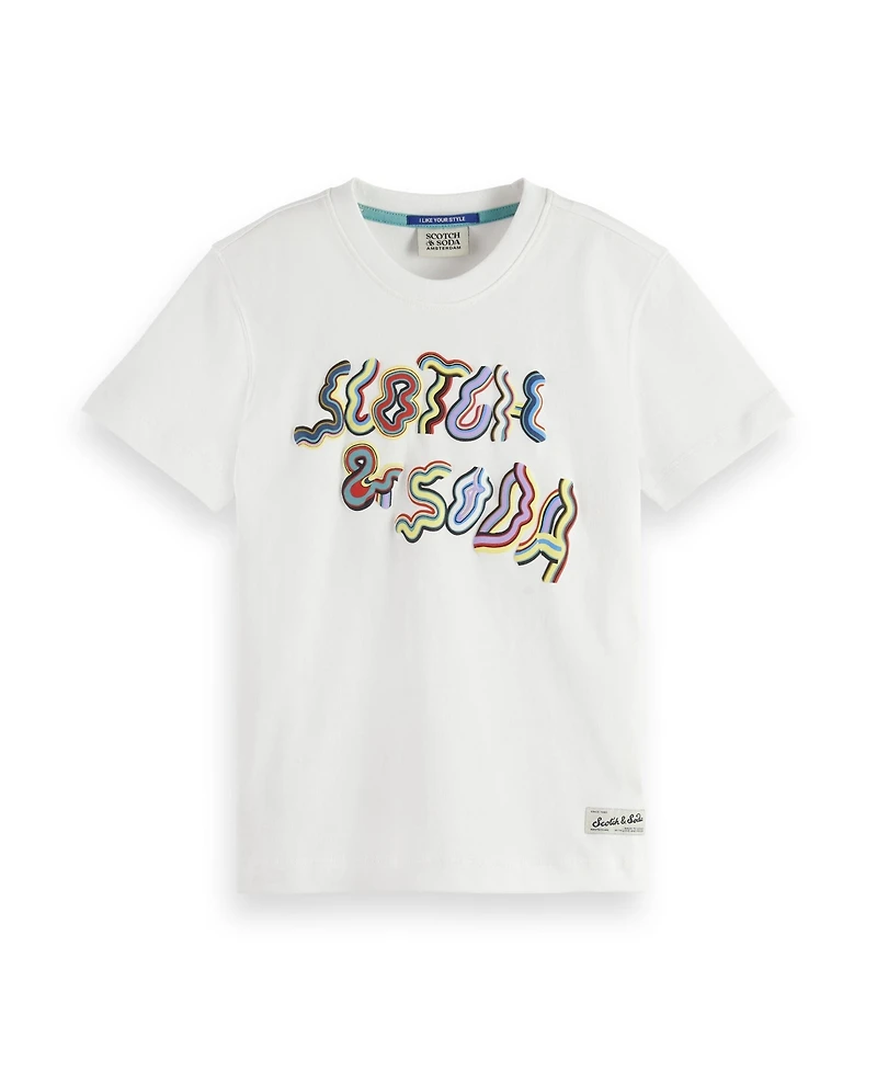 Scotch & Soda Little and Big Boys Relaxed Fit Cotton T-Shirt