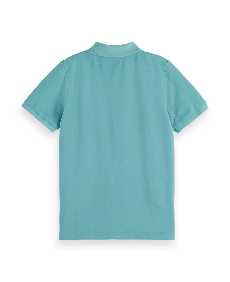 Scotch & Soda Little and Big Boys Garment Dyed Pique Polo Shirt
