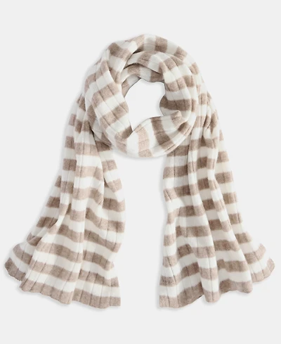 Charter Club Women's 100% Cashmere Striped Scarf, Exclusively at Macy's