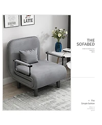 Streamdale Folding sofa chair grey