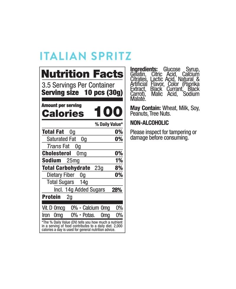 Sugarfina Italian Spritz Cube Kit, 3 Pieces